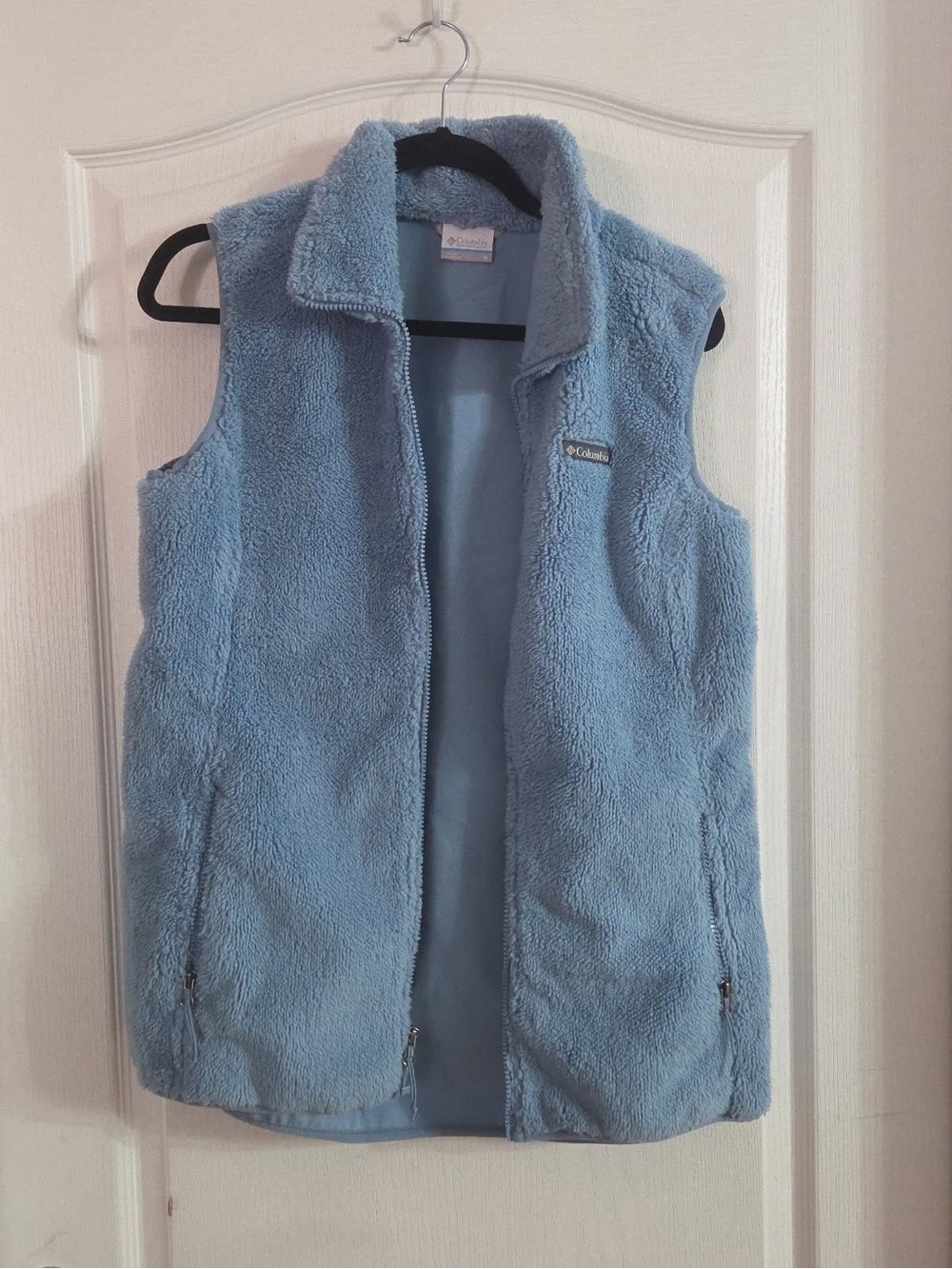 Columbia Women’s Blue Fleece Full Zip Best Sz M. JY-223